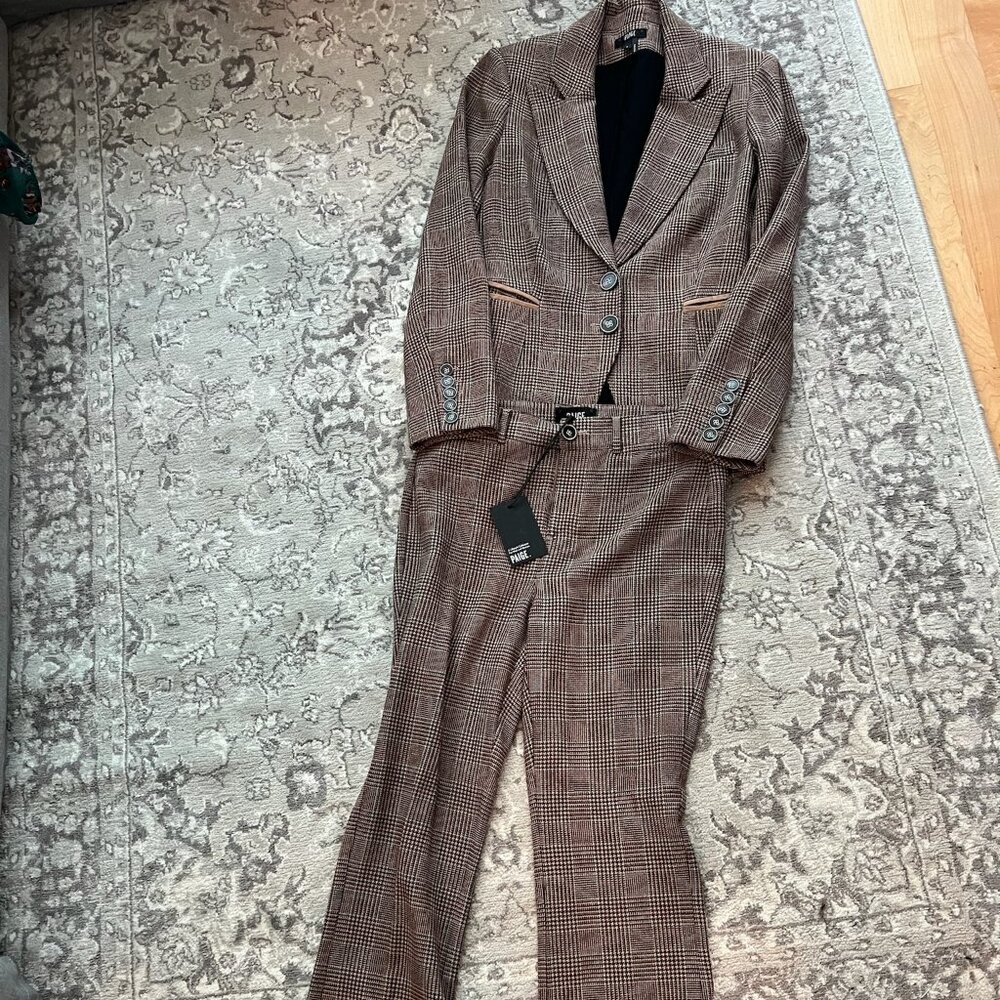 Paige Plaid Suit